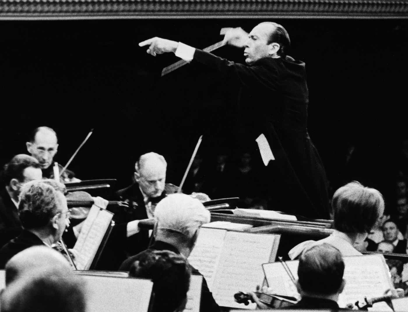 Jan Krenz dyryguje 3 Fragmentami z opery „Wozzeck” Albana Berga, Filharmonia Narodowa w Warszawie, fot. Andrzej Zborski
